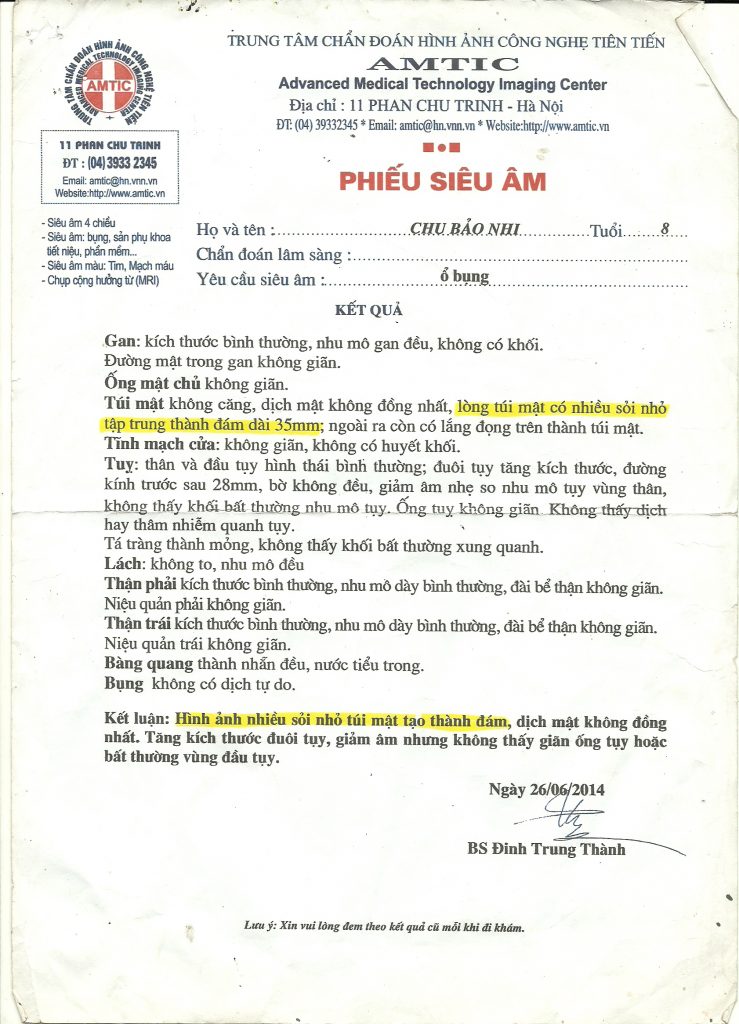 Sỏi Mật Trái Sung
